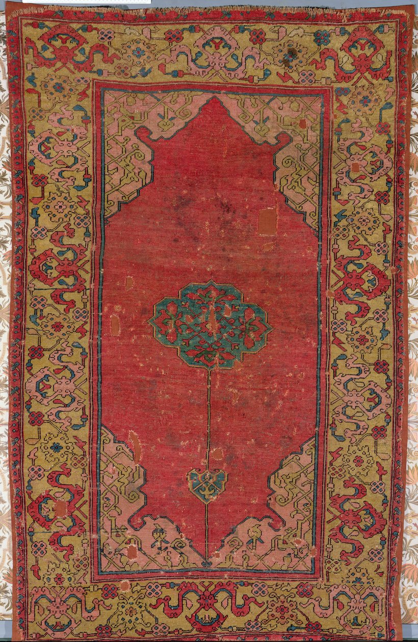 Alfombra Oushak (lana) de Turkish School