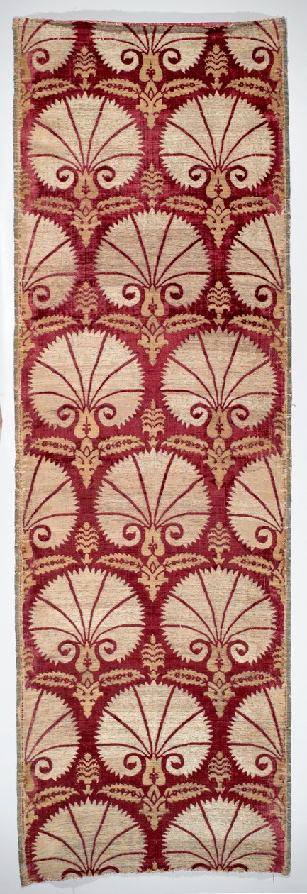Panel textil con patrón de claveles de Turkish School