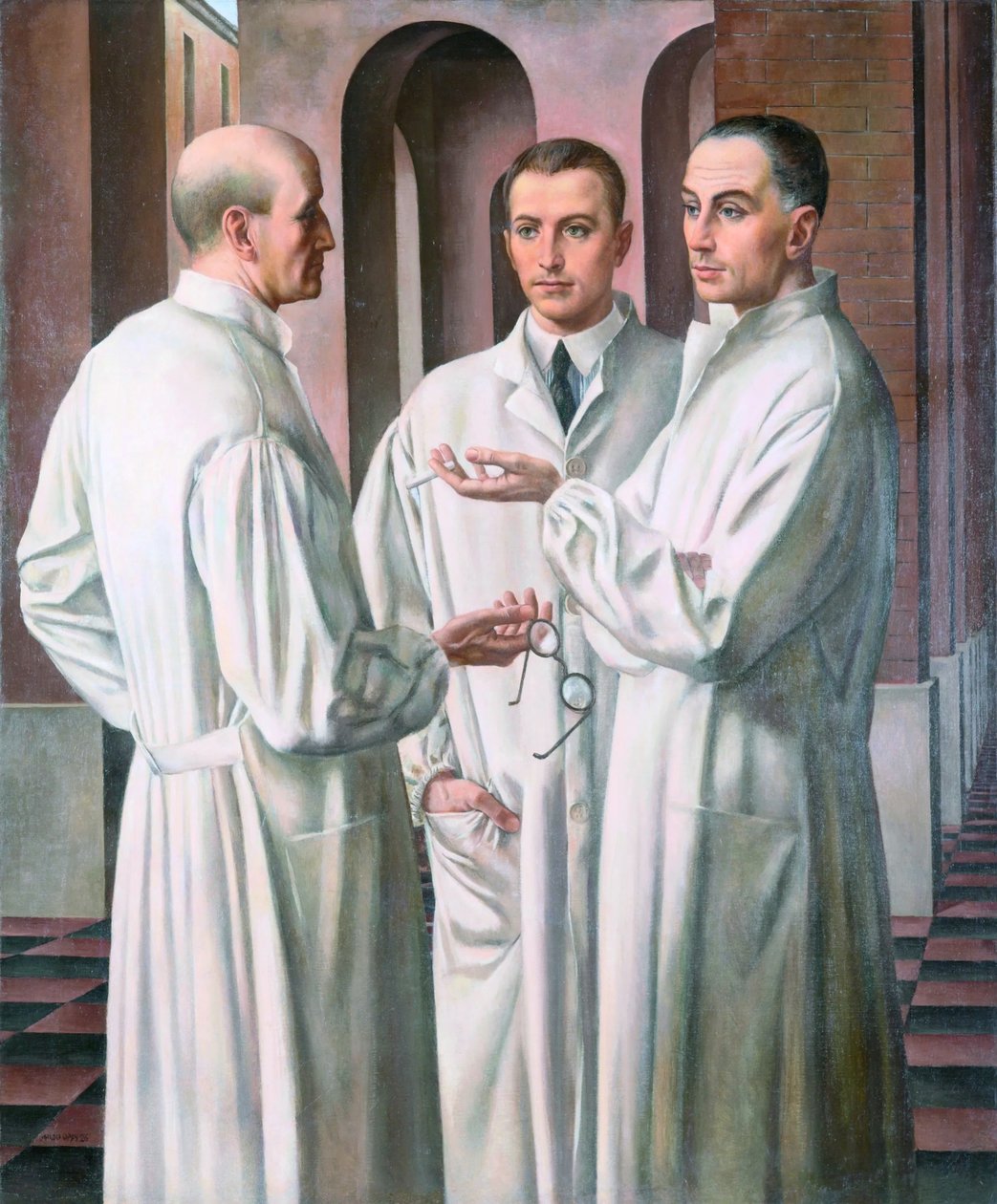 Los cirujanos, 1926 de Ubaldo Oppi