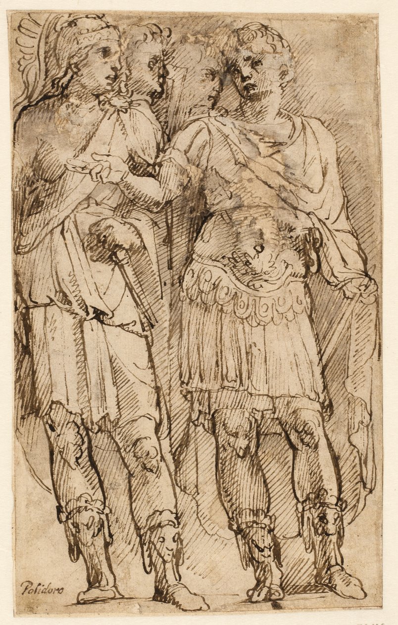 Un general romano y tres soldados de Ubekendt