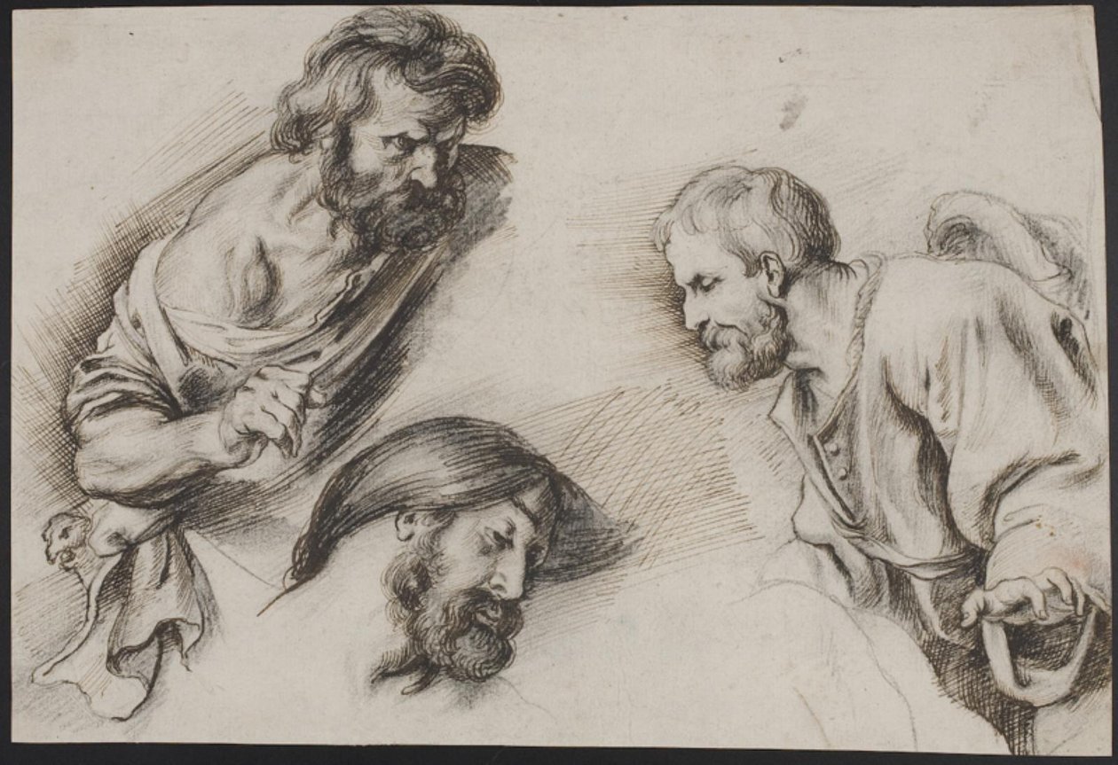 Estudios de figuras de Ubekendt