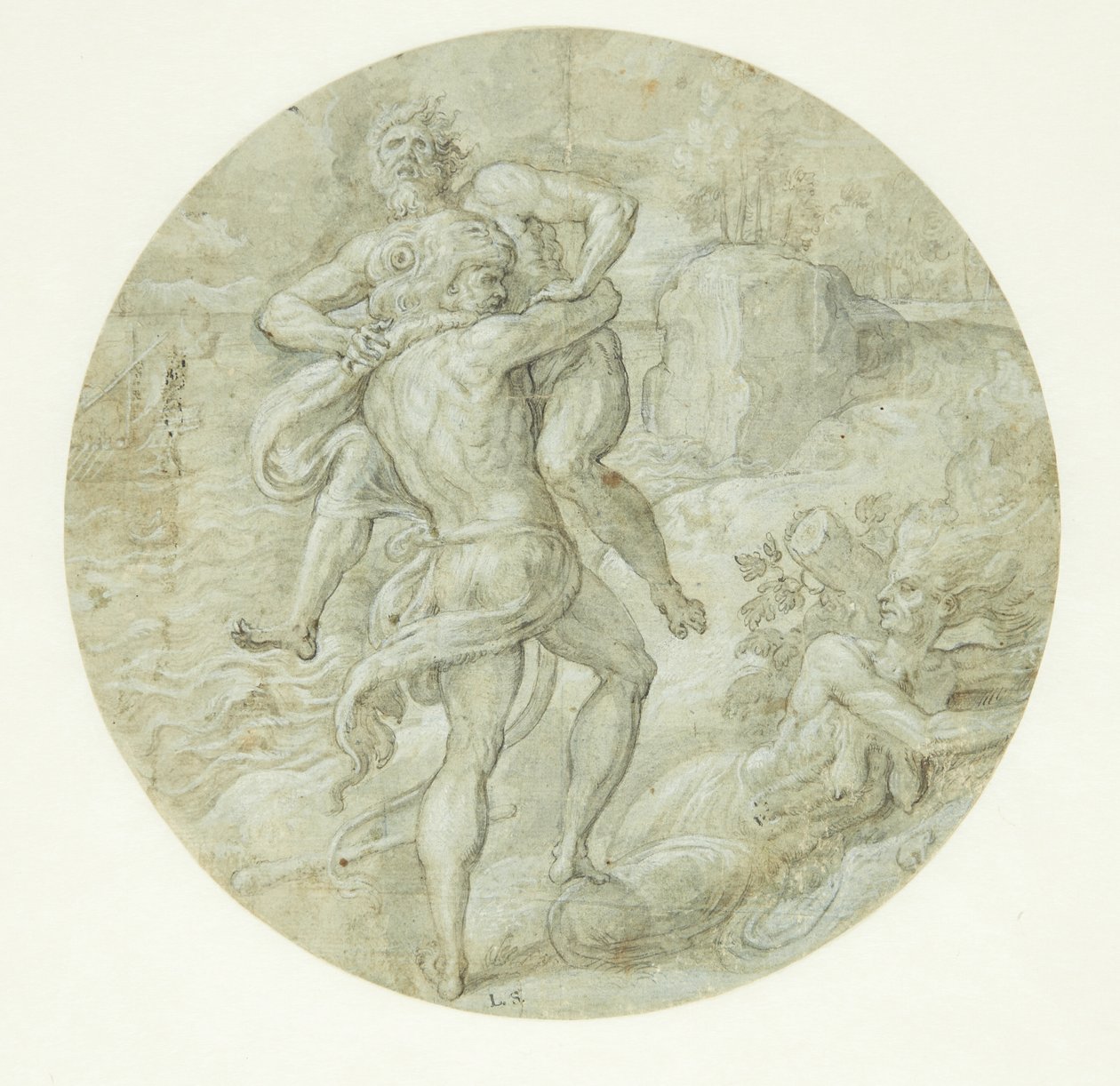 Hércules y Anteo de Ubekendt