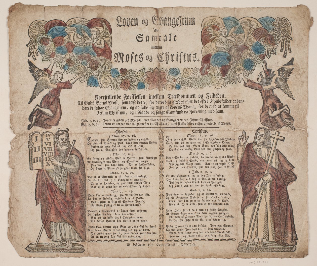 La Ley y el Evangelio o Conversación entre Moisés y Cristo de Ubekendt