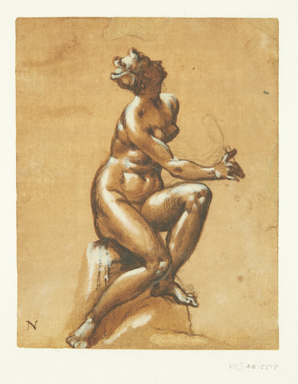 Figura femenina desnuda de Ubekendt