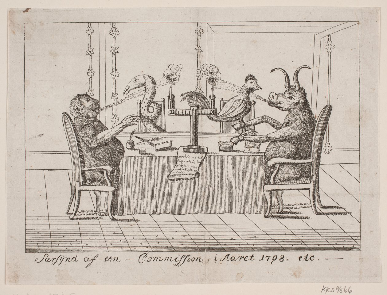 La visión de una comisión en el año 1798 de Ubekendt