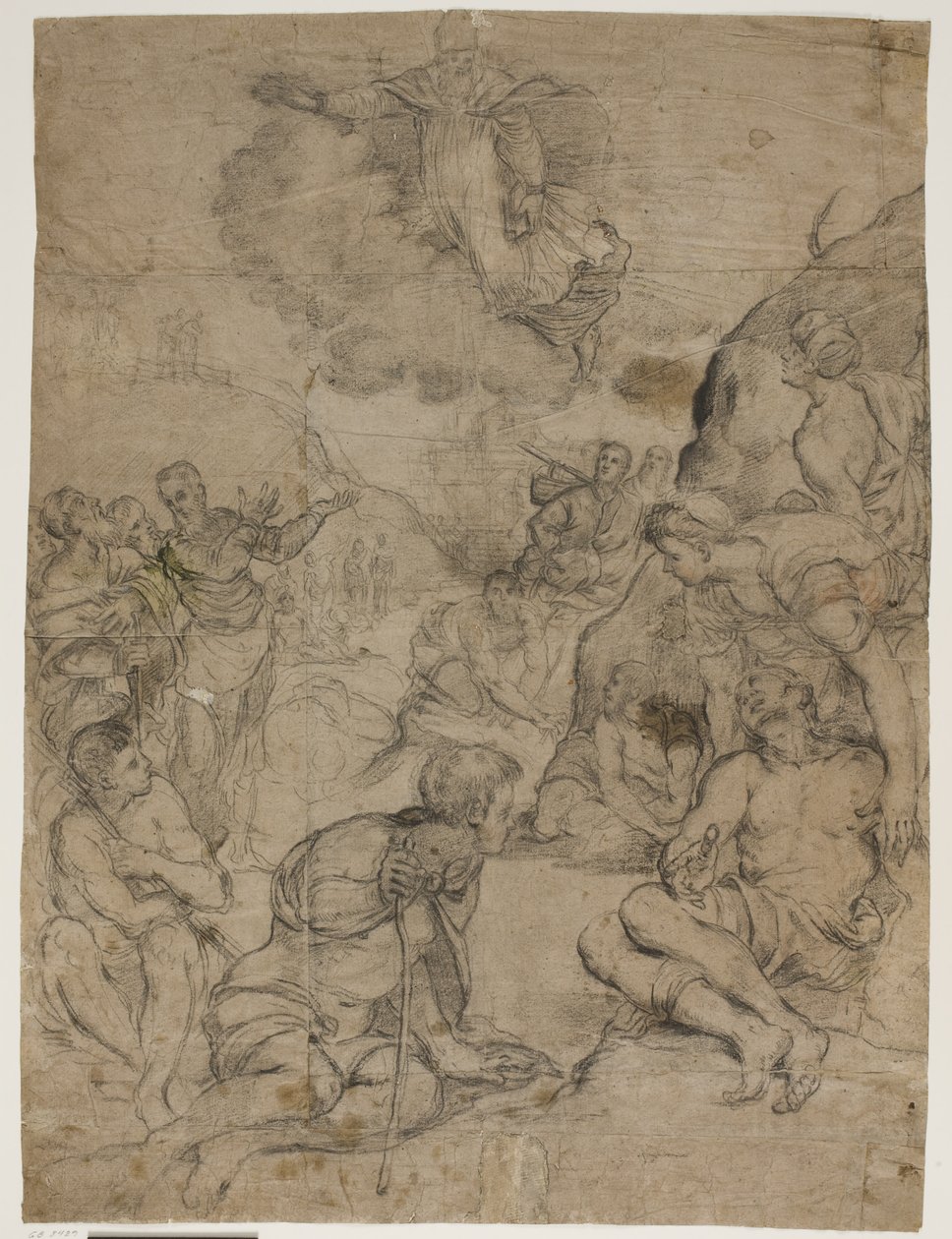 San Agustín curando a los paralíticos, después de la pintura de Tintoretto en el Museo Cívico, Vicenza de Ubekendt Ubekendt