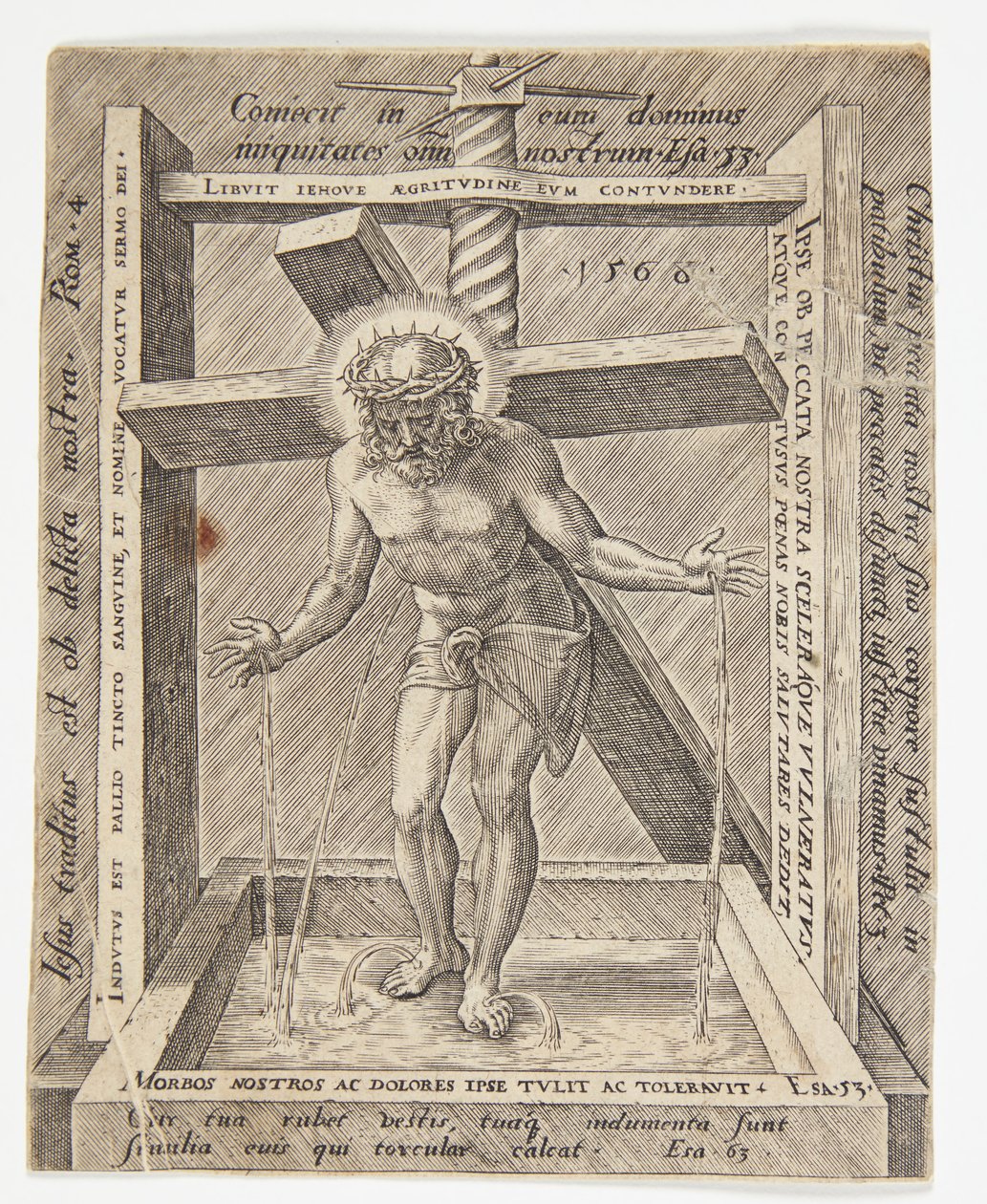 La Pasión de Cristo de Ubekendt efter Dirck Volckertsz. Coornhert efter Maarten van Heemskerck