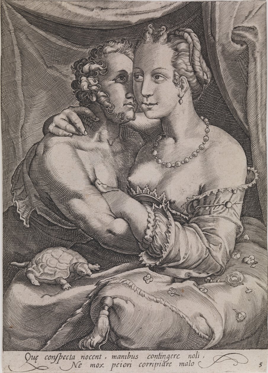 Tacto de Ubekendt efter Jan Saenredam efter Hendrick Goltzius