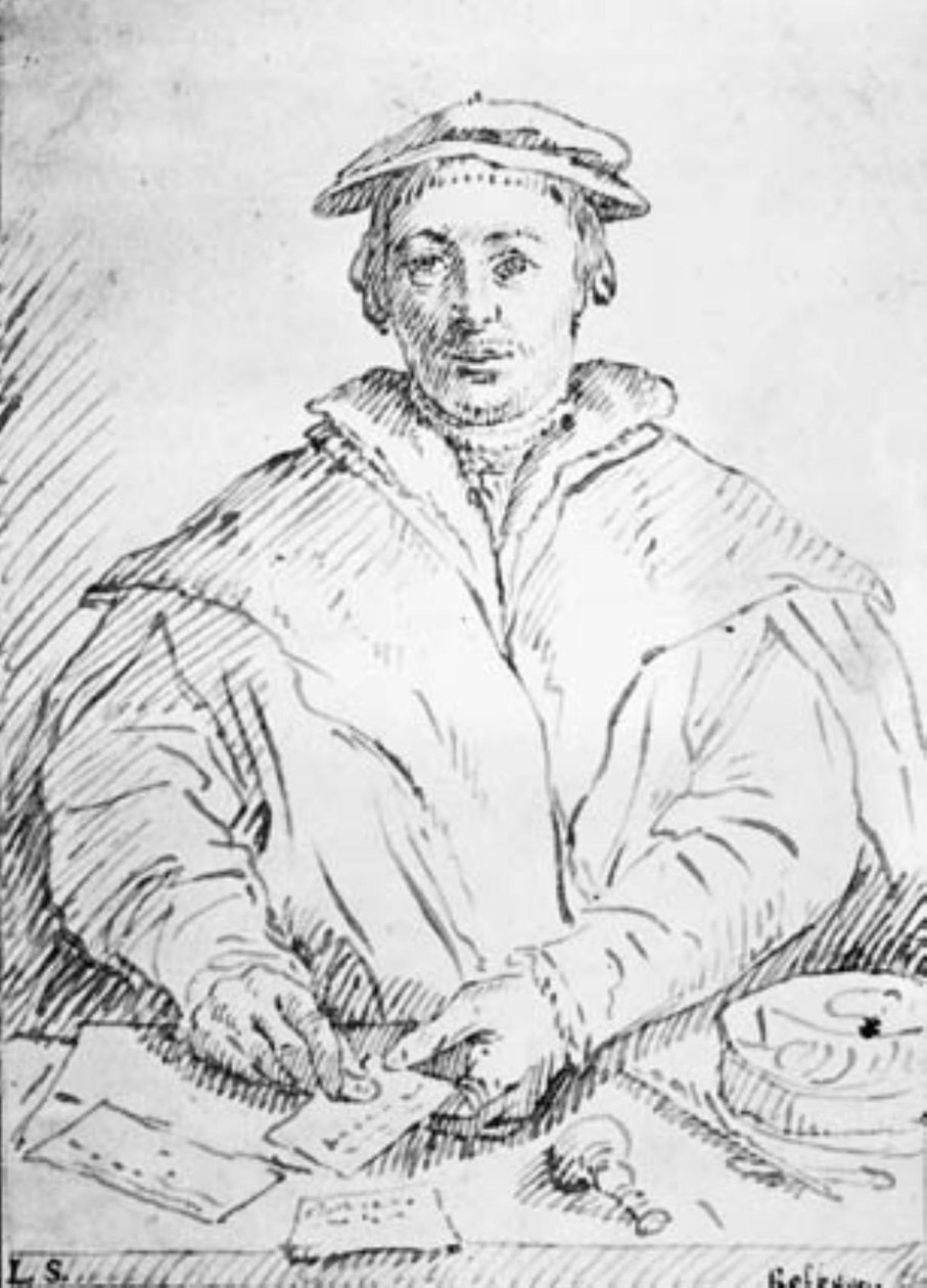 Retrato del comerciante Deryck Tybis de Ubekendt tysk slutningen af 1600 tallet eller begyndelsen af 1700 tallet