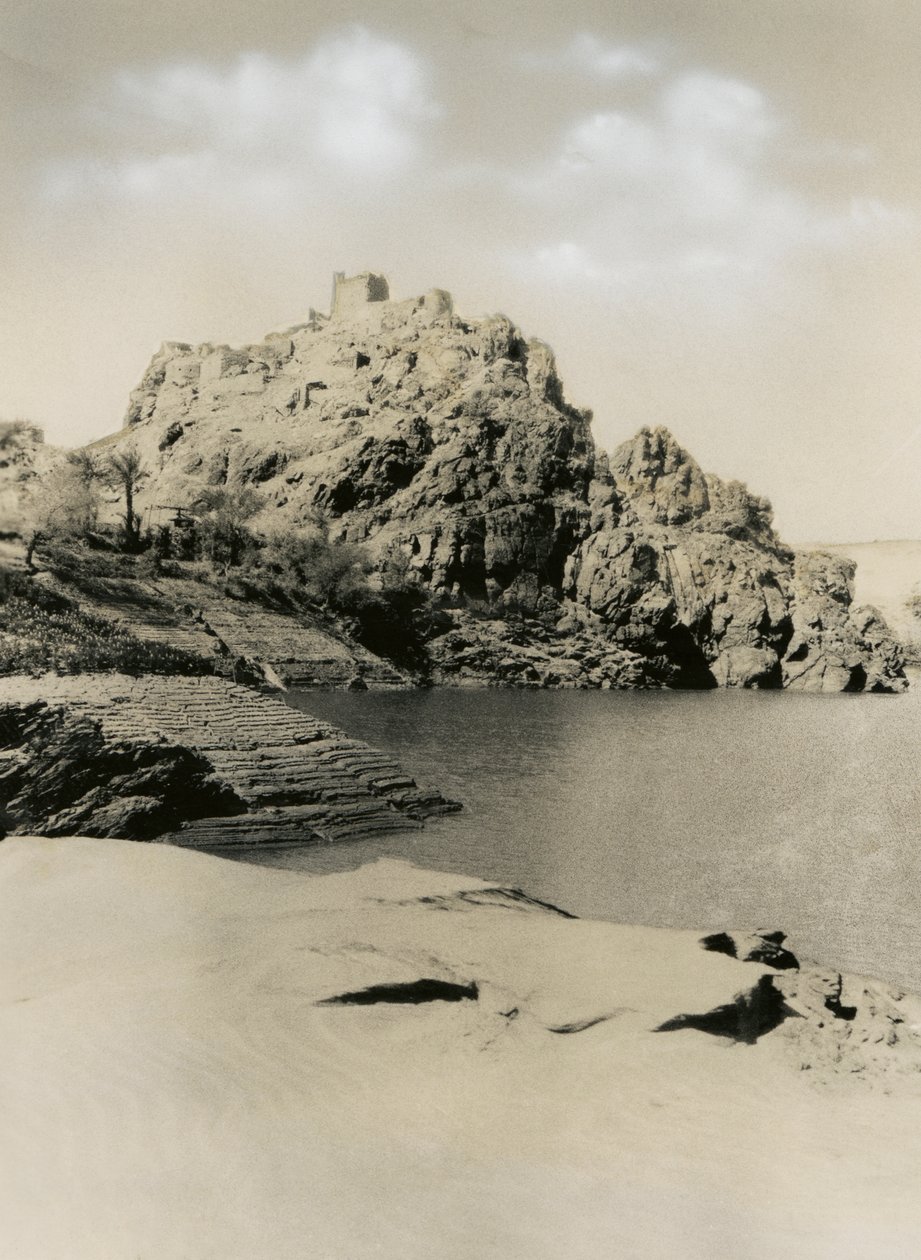 Aldea fortificada en Diffinarti, Sudán, fotografía de Ugo Monneret de Villard de Ugo Monneret de Villard