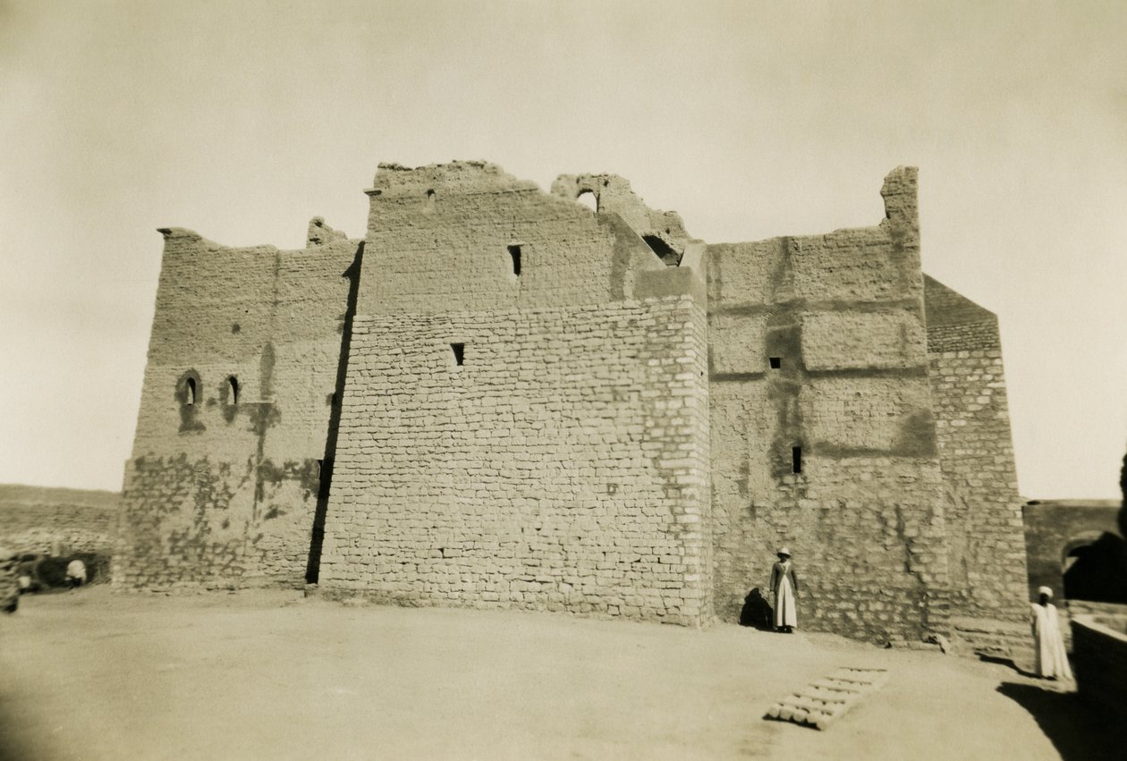 Monasterio de San Simeón, Asuán, Egipto, fotografía de Ugo Monneret de Villard de Ugo Monneret de Villard
