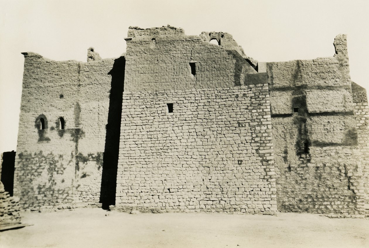 Monasterio de San Simeón, Asuán, Egipto, fotografía de Ugo Monneret de Villard de Ugo Monneret de Villard
