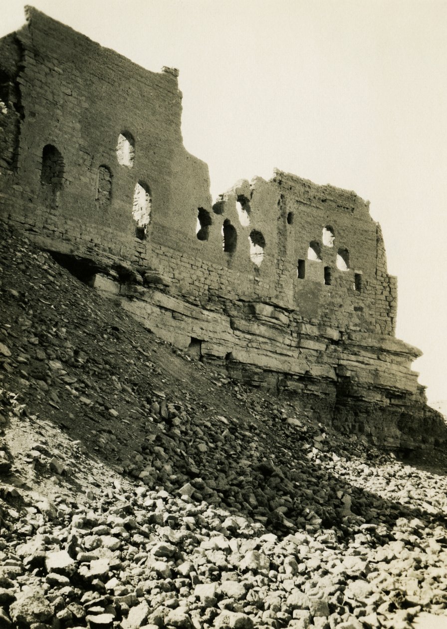 Monasterio de San Simeón, Asuán, Egipto, fotografía de Ugo Monneret de Villard de Ugo Monneret de Villard
