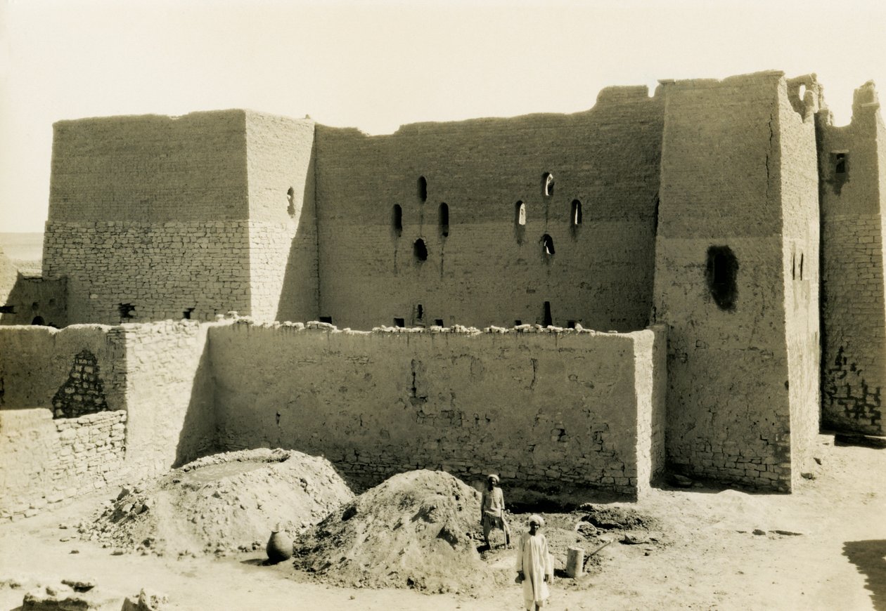 Monasterio de San Simeón, Asuán, Egipto, fotografía de Ugo Monneret de Villard de Ugo Monneret de Villard