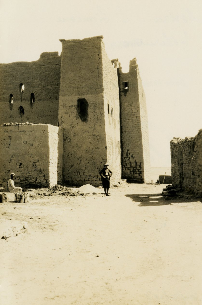 Monasterio de San Simeón, Asuán, Egipto, fotografía de Ugo Monneret de Villard de Ugo Monneret de Villard
