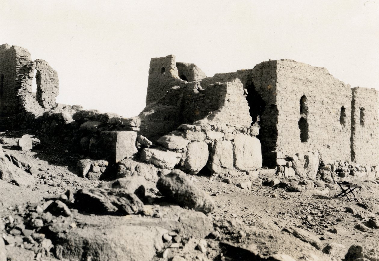 Ruinas de la isla de Bigeh, Egipto, fotografía de Ugo Monneret de Villard de Ugo Monneret de Villard