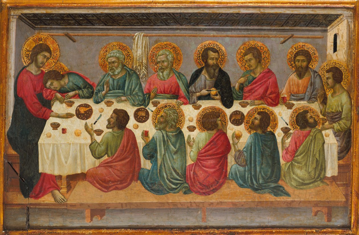 La última cena, ca. 1325-30 de Ugolino da Siena