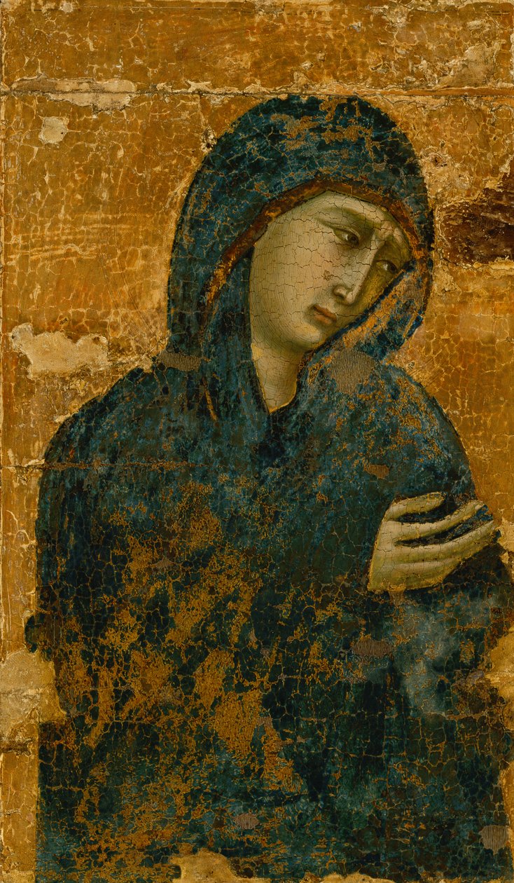 Nuestra Señora de los Dolores (óleo sobre tabla) de Ugolino di Nerio