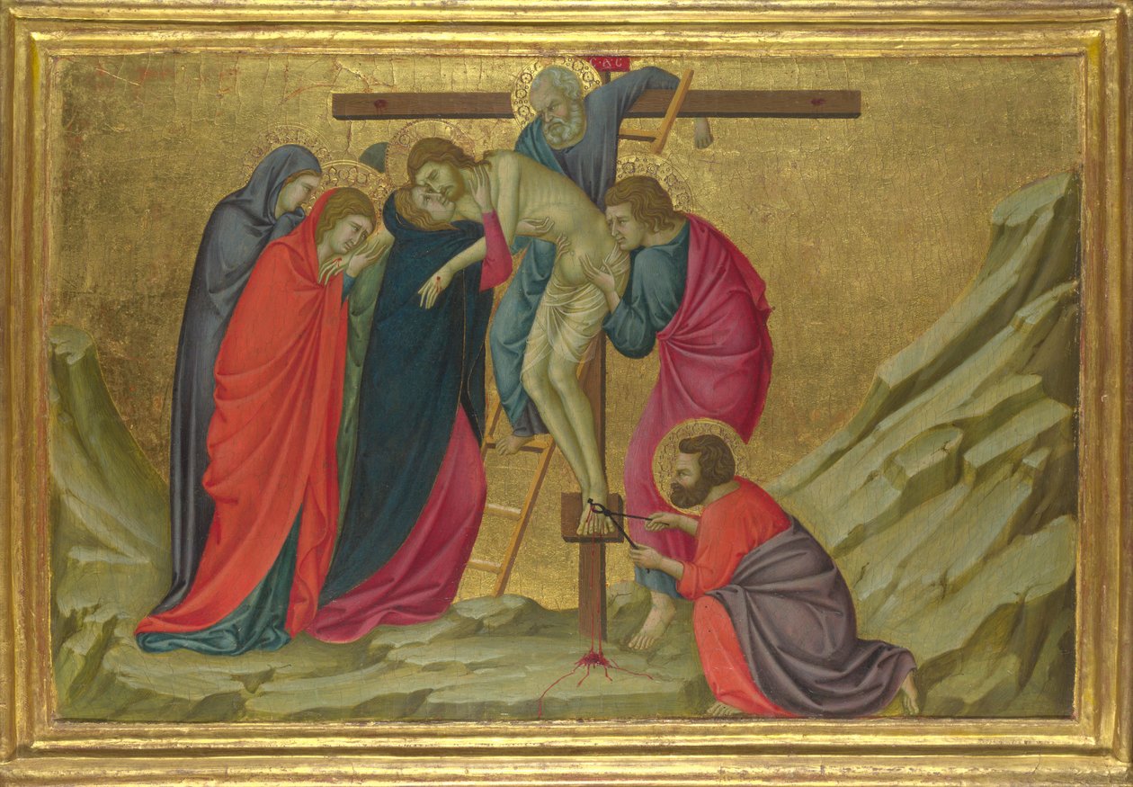 La Deposición de la Basílica de Santa Croce, Florencia, c. 1324-1325 de Ugolino di Nerio