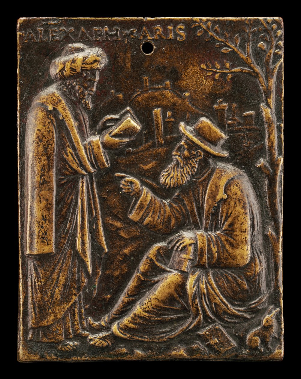 Aristóteles y Alejandro de Afrodisias, principios del siglo XVI de Ulocrino