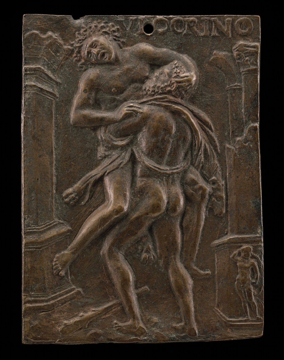 Hércules y Anteo, principios del siglo XVI de Ulocrino