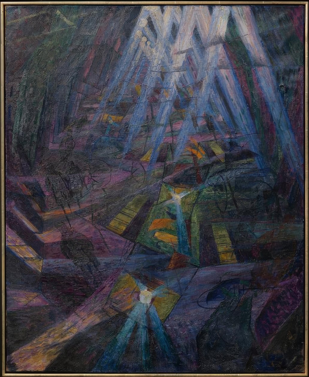 Las fuerzas de una calle de Umberto Boccioni