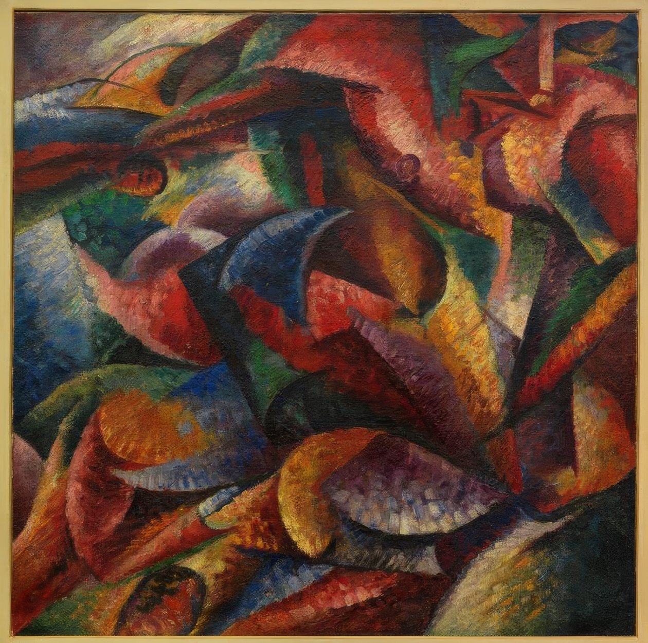Dinamismo de un cuerpo humano de Umberto Boccioni