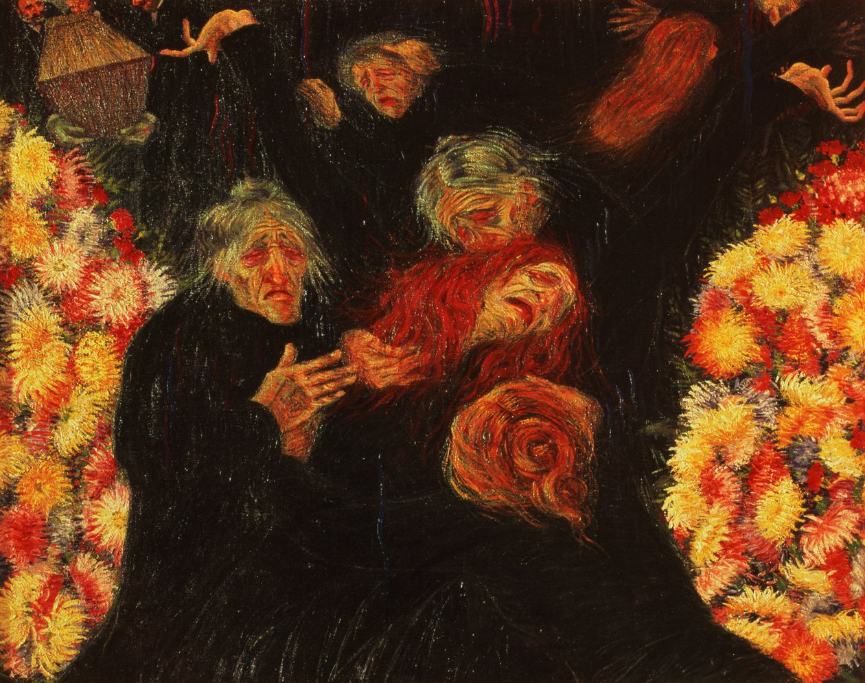 Luto, 1910 de Umberto Boccioni