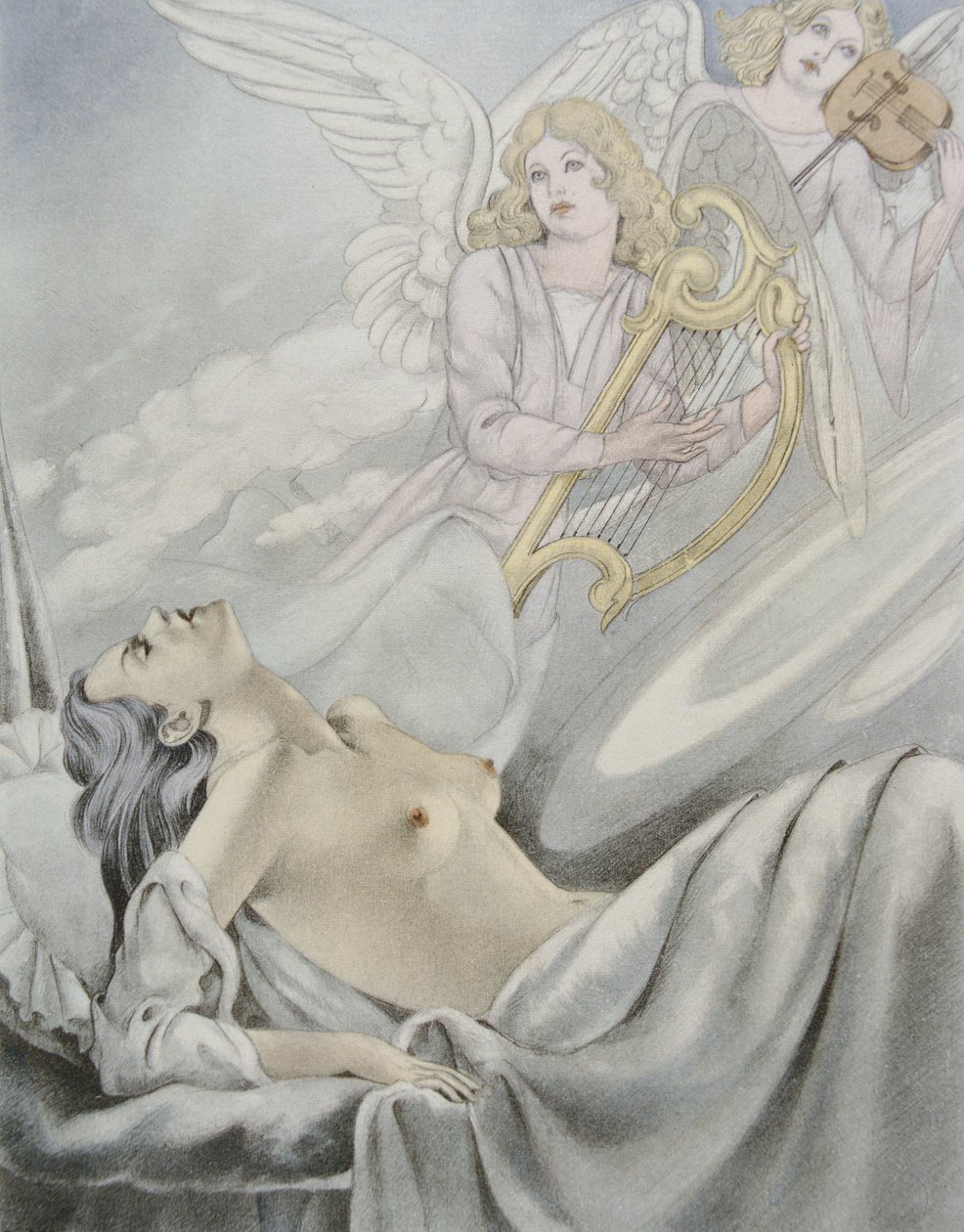 Ilustración de "Madame Bovary" de Gustave Flaubert (1821-80) publicada por Gibert Jeune de Umberto (after) Brunelleschi