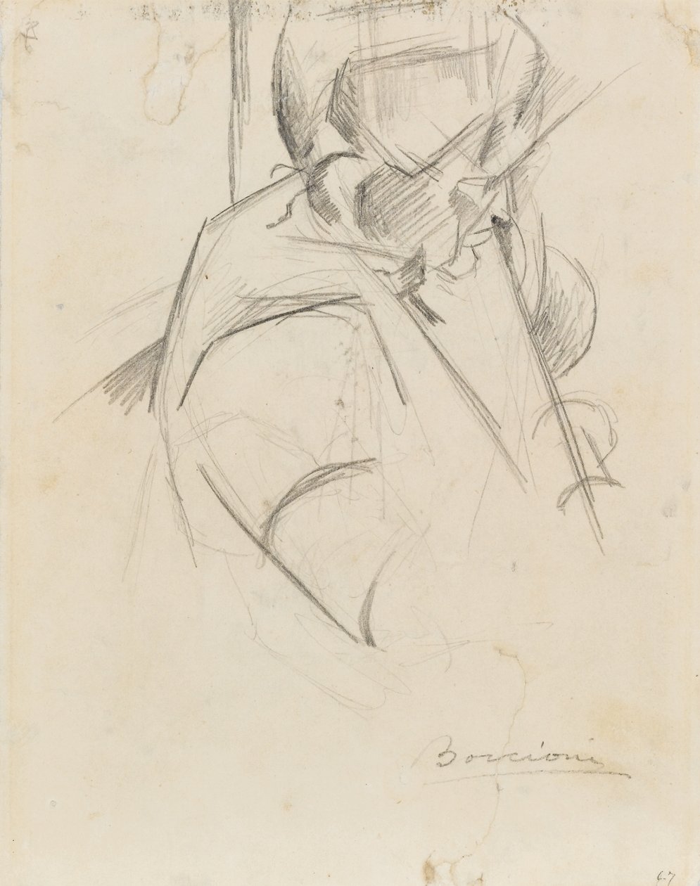 Busto de la Madre de Umberto Boccioni