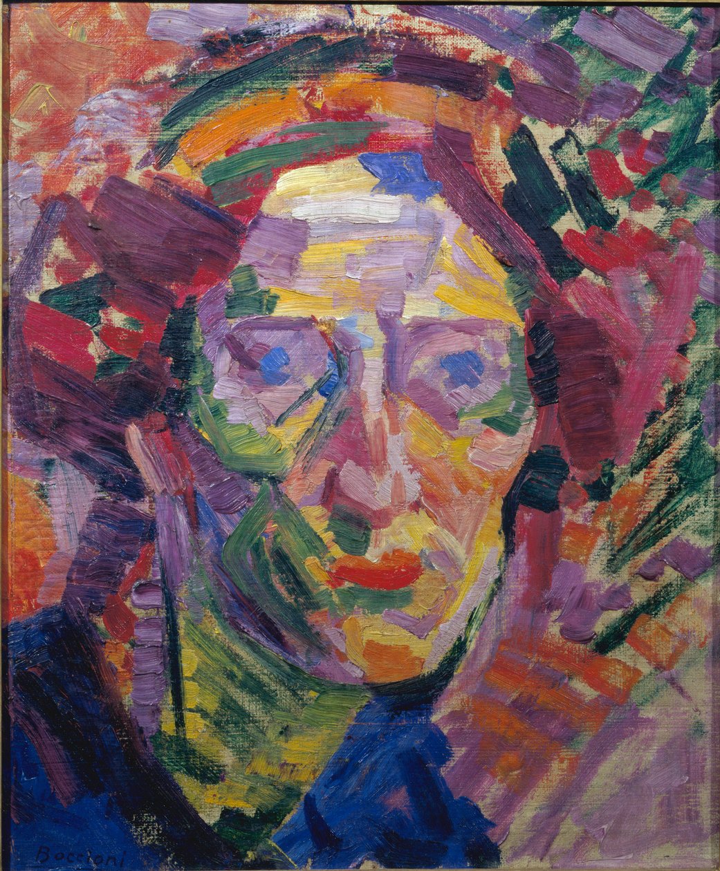 Retrato de mujer o retrato de la condesa Casanova de Umberto Boccioni