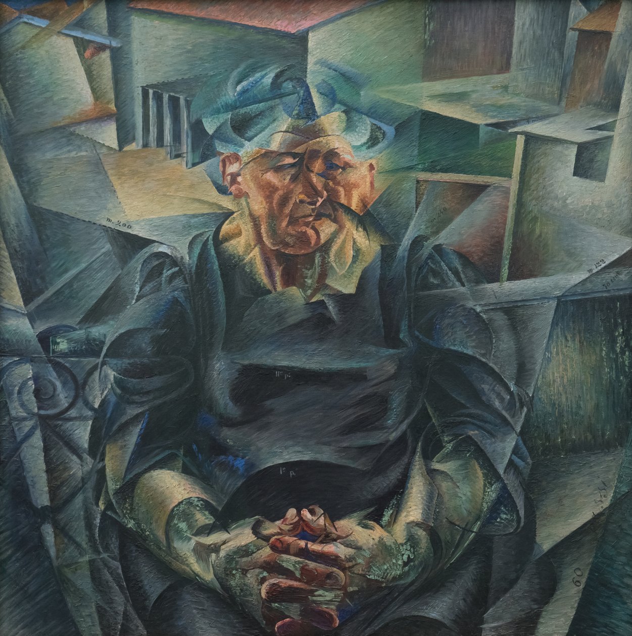 Construcción horizontal de Umberto Boccioni