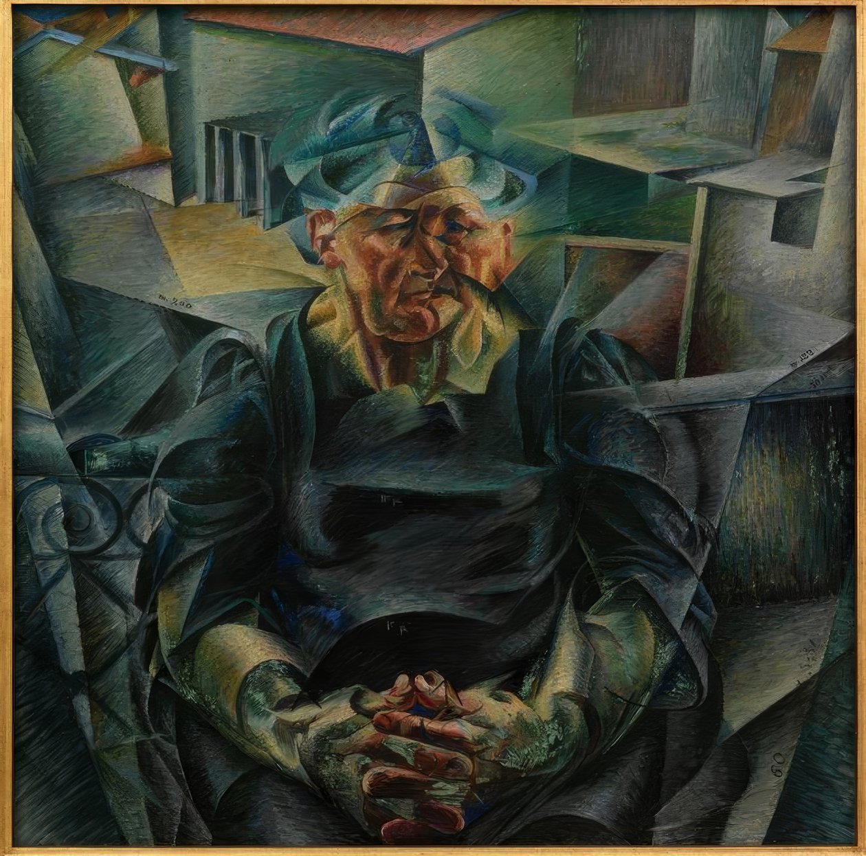 Construcción horizontal de Umberto Boccioni