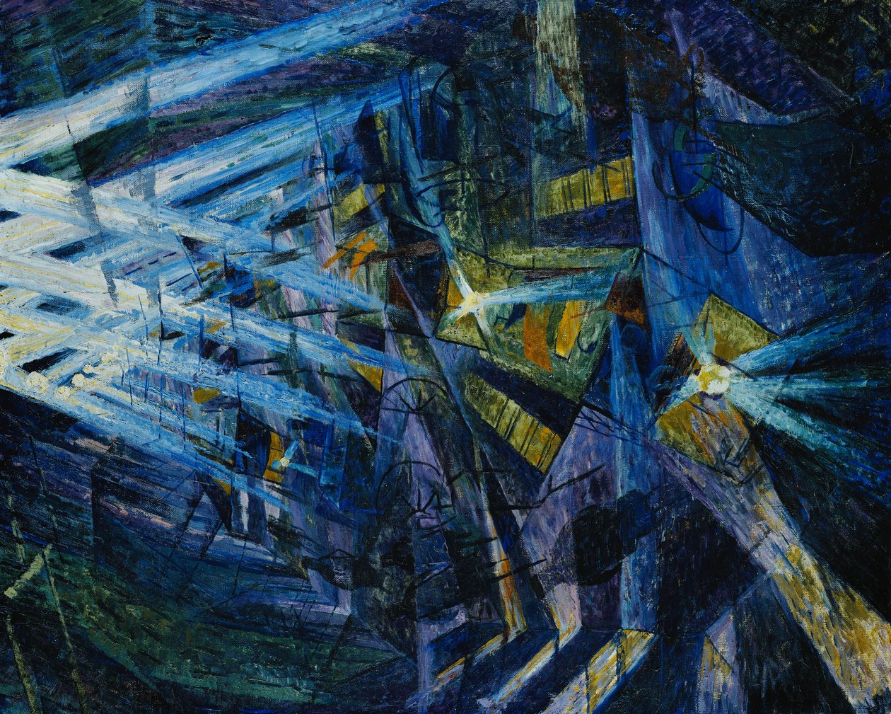 Le Forze di una Strada, 1911 de Umberto Boccioni