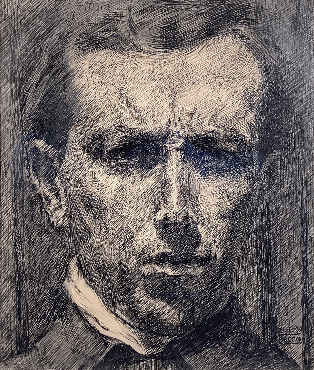 Autorretrato de Umberto Boccioni