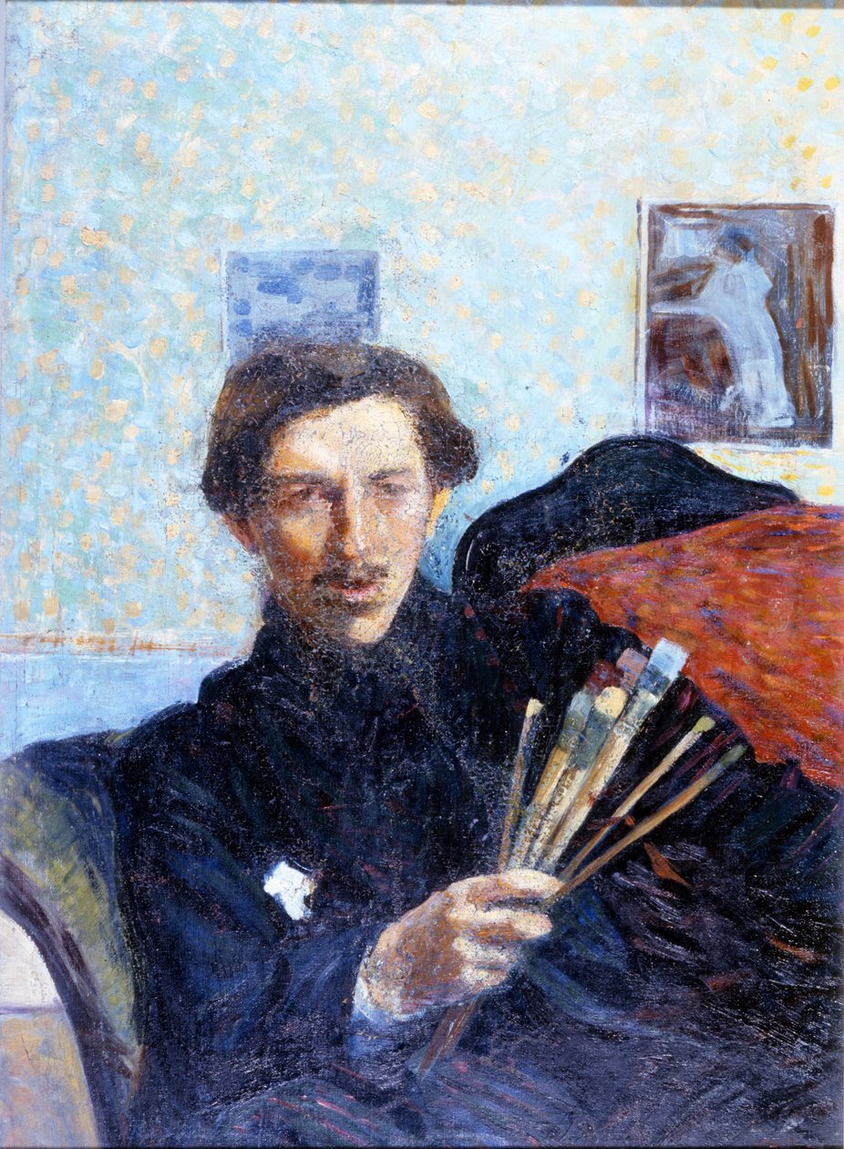 Autorretrato de Umberto Boccioni en 1908. Pinacoteca di Brera Milán de Umberto Boccioni