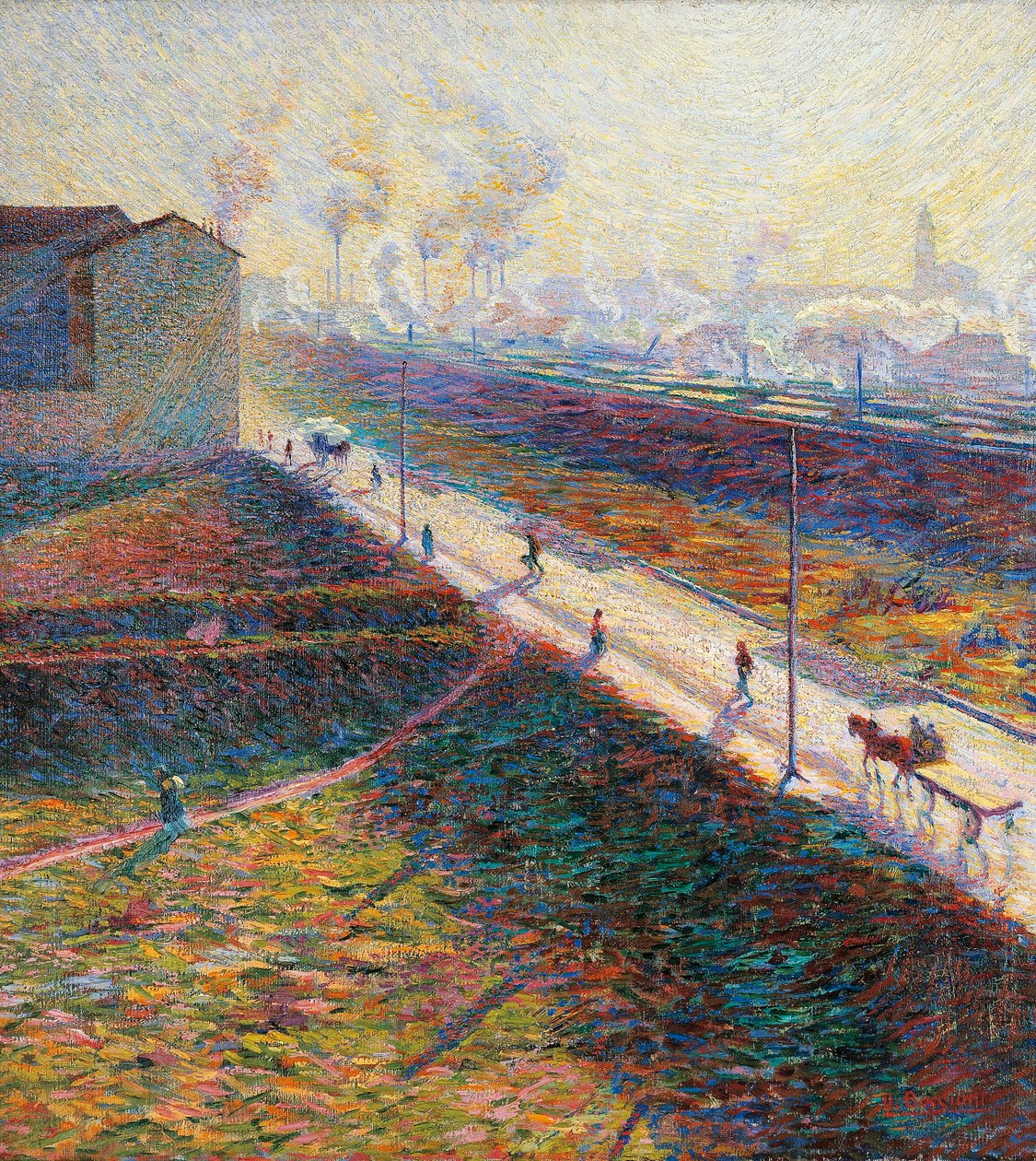 La mañana de Umberto Boccioni