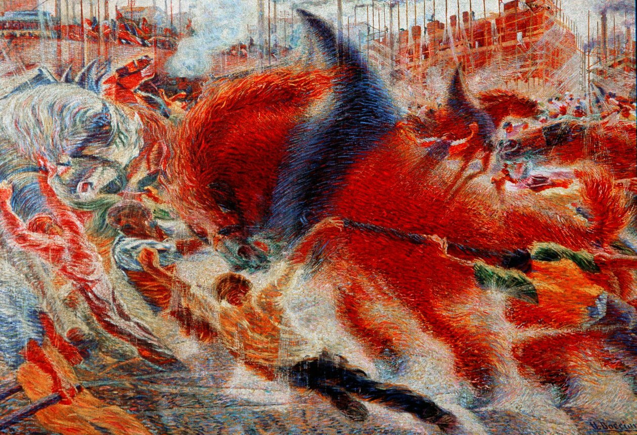 La ciudad se levanta de Umberto Boccioni
