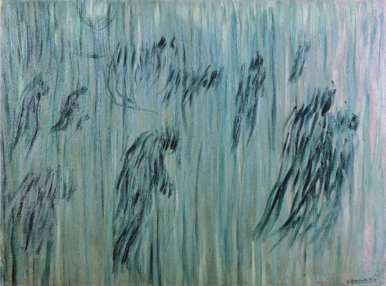 Los que se quedan por Umberto Boccioni de Umberto Boccioni