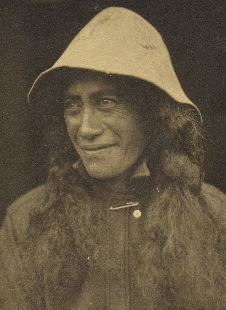 Retrato, Tauranga, c.1930 (impresión en gelatina de plata) de Una Garlick
