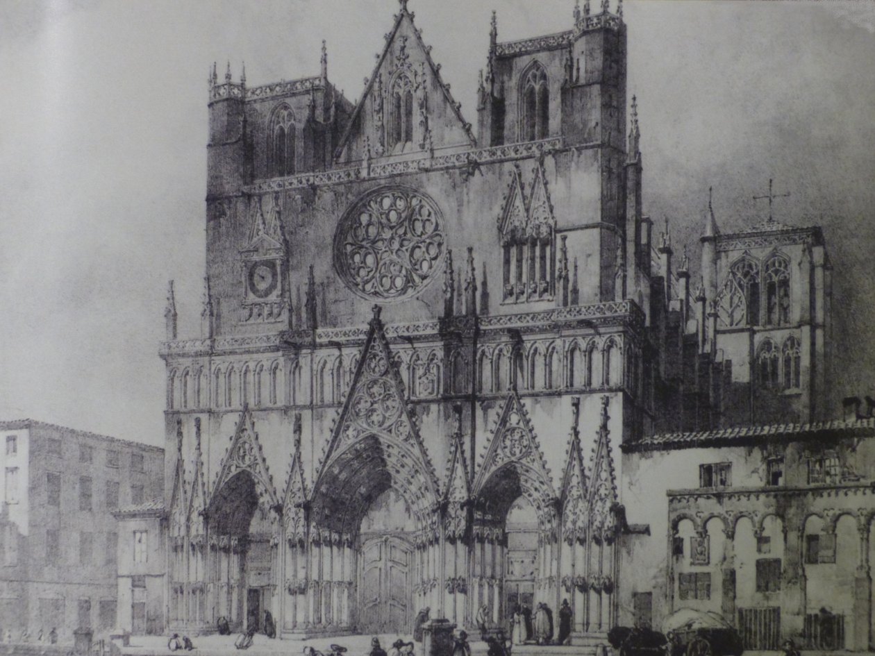 Fachada de la catedral de San Juan de Lyon de Unbekannt Unbekannt