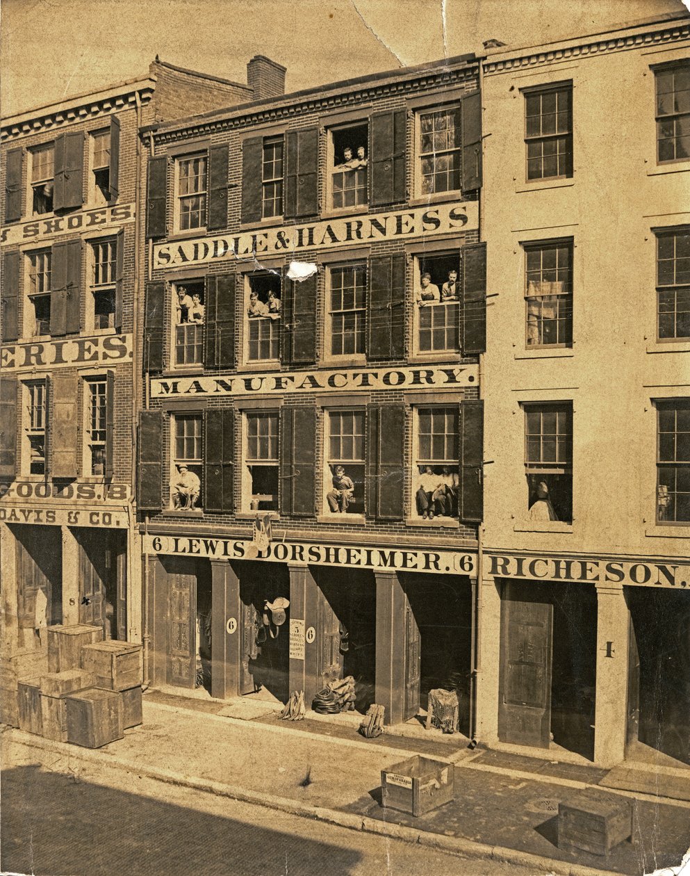 Lewis Dorsheimer Fábrica de Sillas y Arneses, 6 North Main Street de Unbekannt Unbekannt