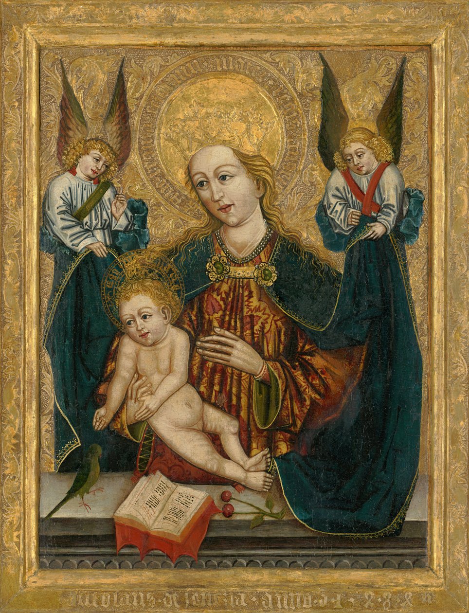Madona con ángeles de Poprad de Unbekannt Unbekannt