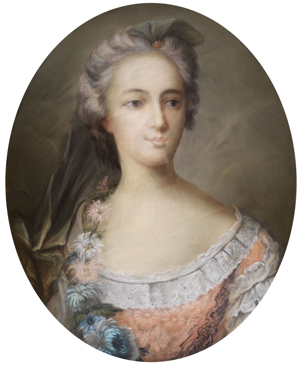 Retrato de una dama, al estilo del siglo XVIII de Unbekannt Unbekannt