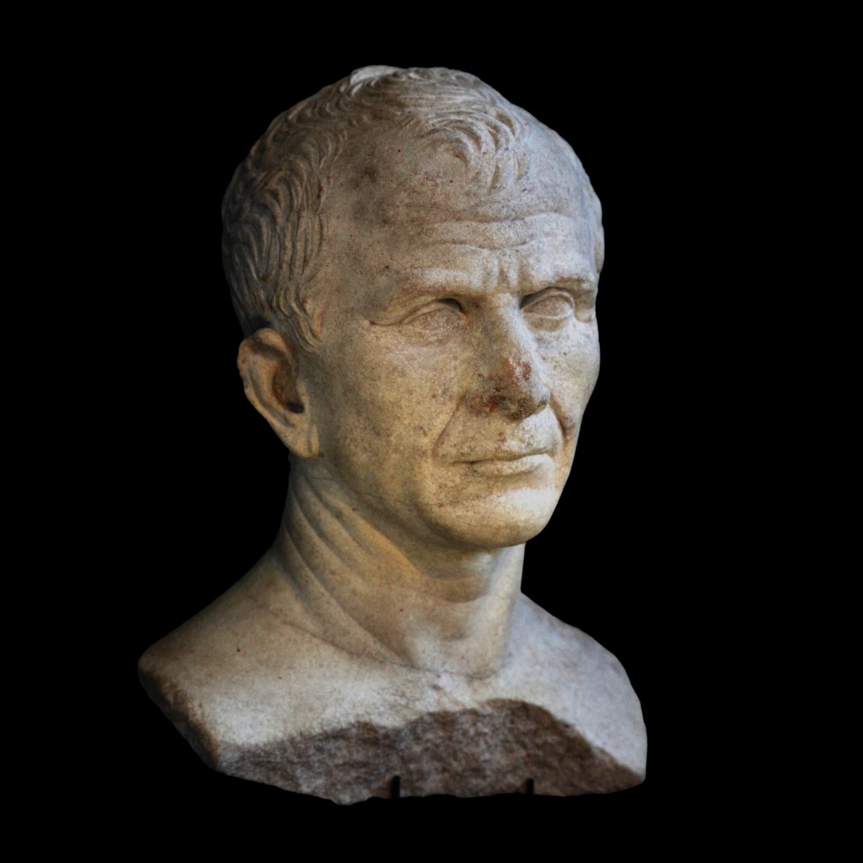 Busto presunto de César (RHO.2007.05.1939) fotografiado en Ginebra durante la exposición temporal César et le Rhône de Unbekannt Unbekannt