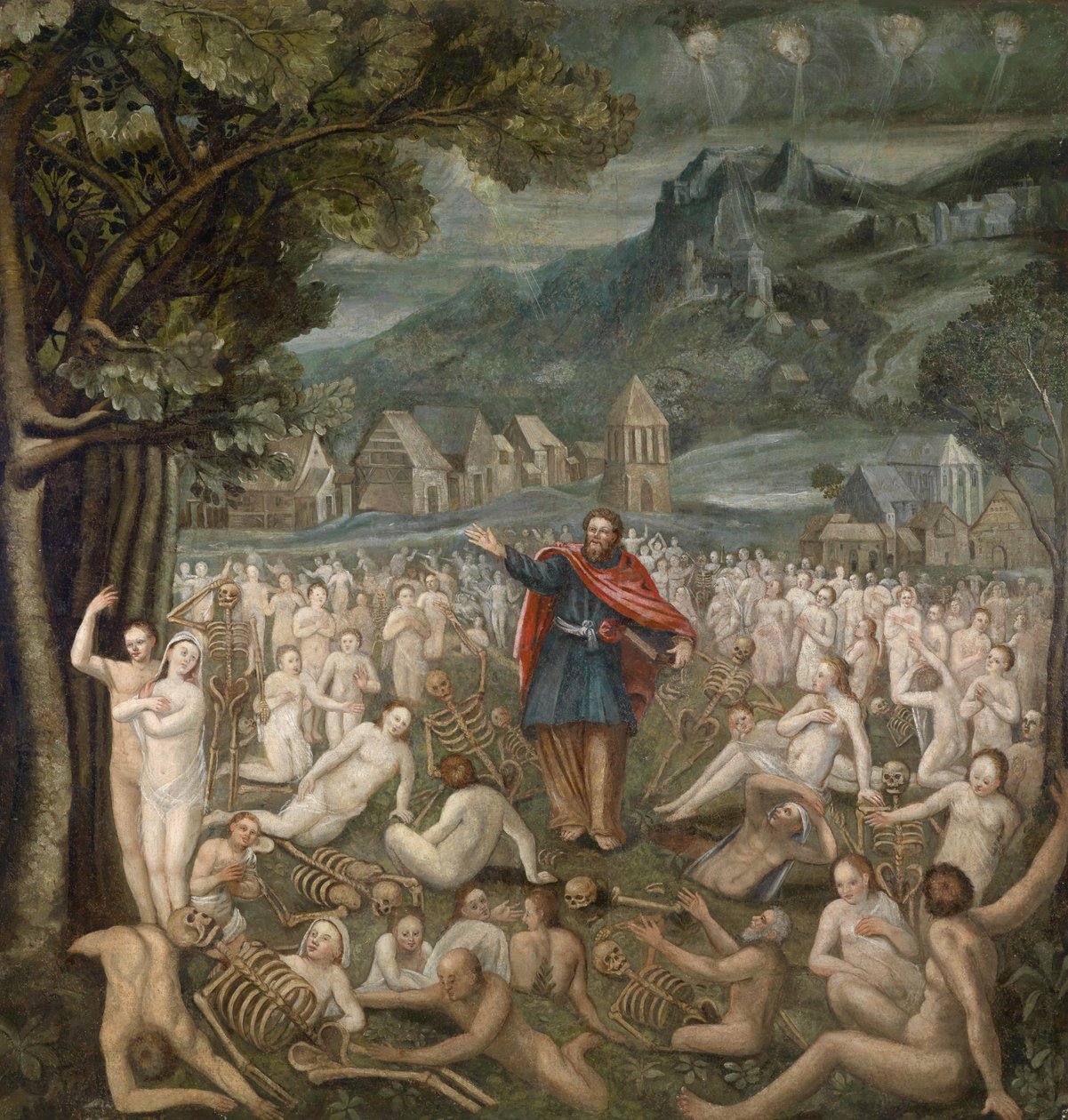 Visión de Ezequiel sobre la resurrección de los huesos (Ezequiel 37, 1-14) de Unbekannt Unbekannt