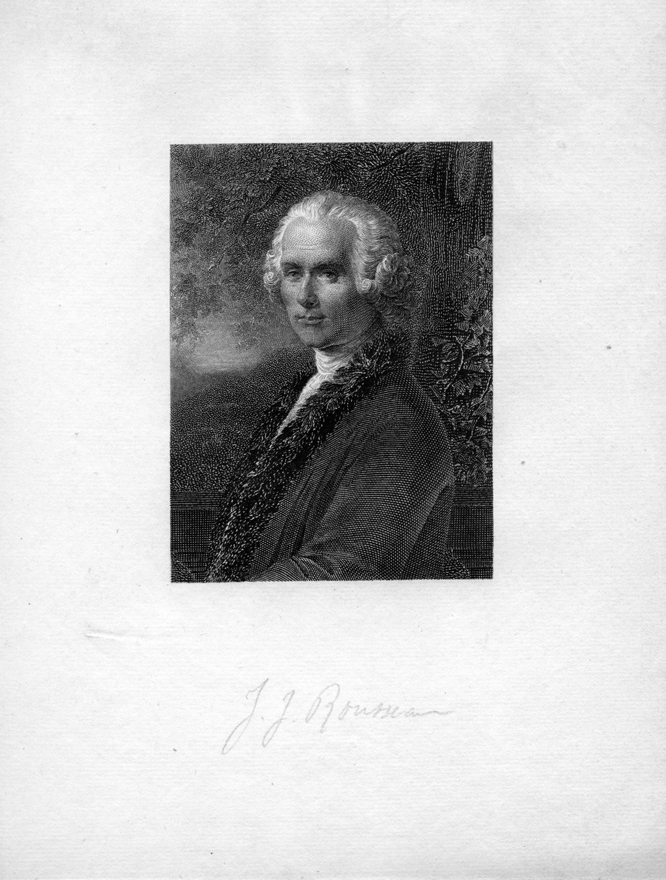 Retrato grabado de Unbekannt Unbekannt