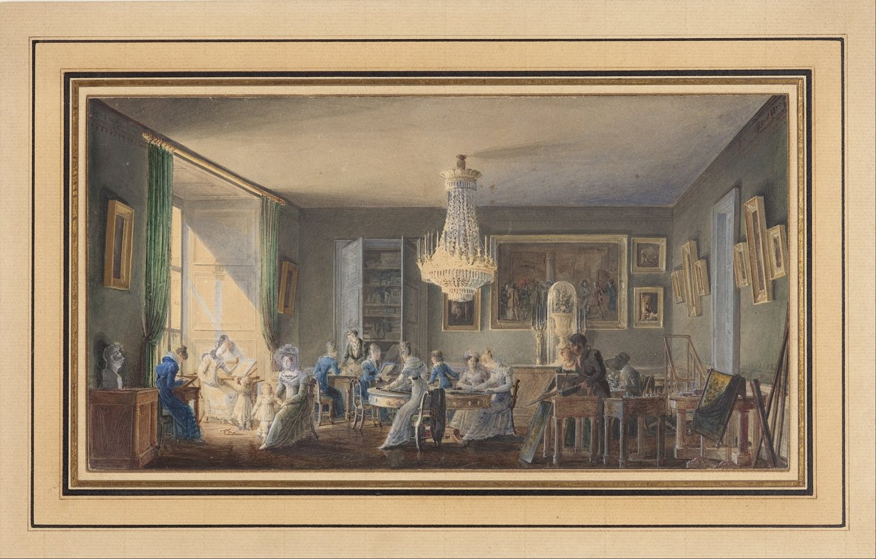 Estudio de un pintor de Unbekannt Unbekannt