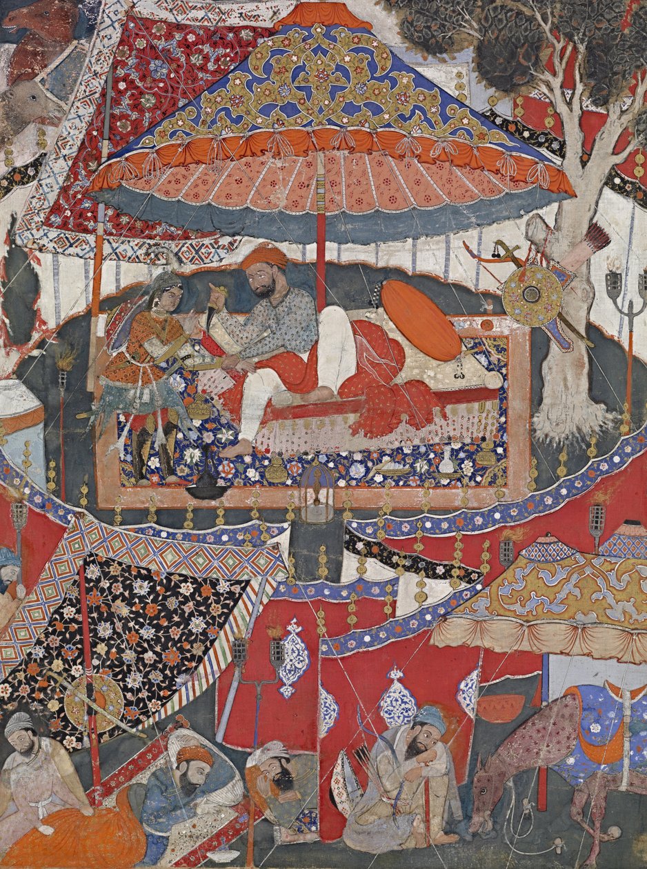 Una página del Dastan-i Amir Hamza (Hamzanama) de Unbekannt Unbekannt
