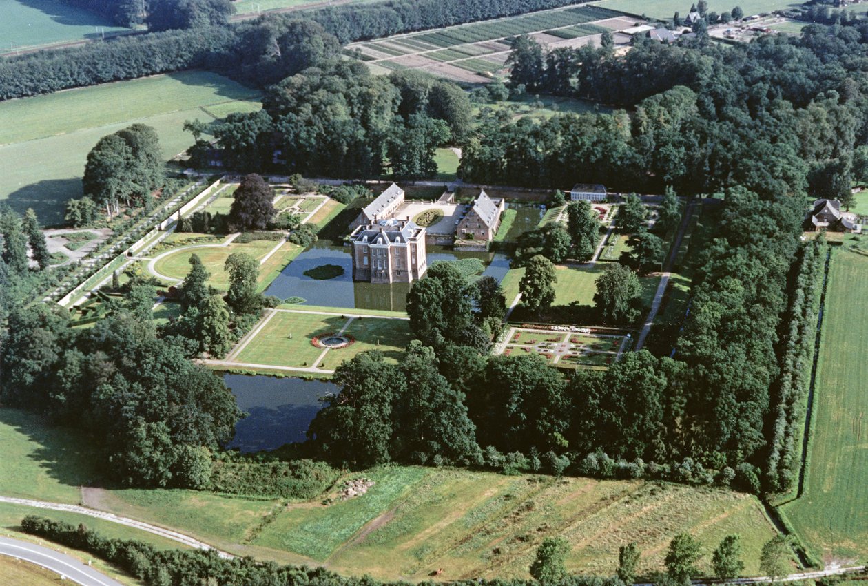 Vista aérea del castillo de Unbekannt Unbekannt